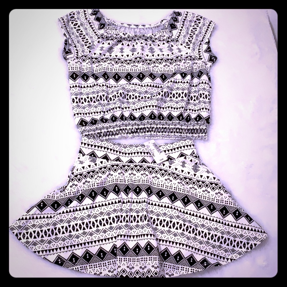 Flirty two piece girls outfit